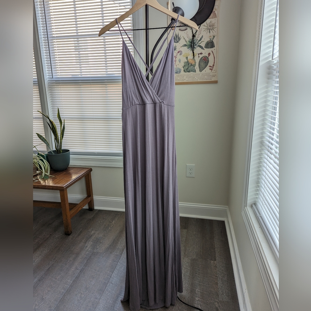 Lulu's Jersey Knit Maxi Dress
